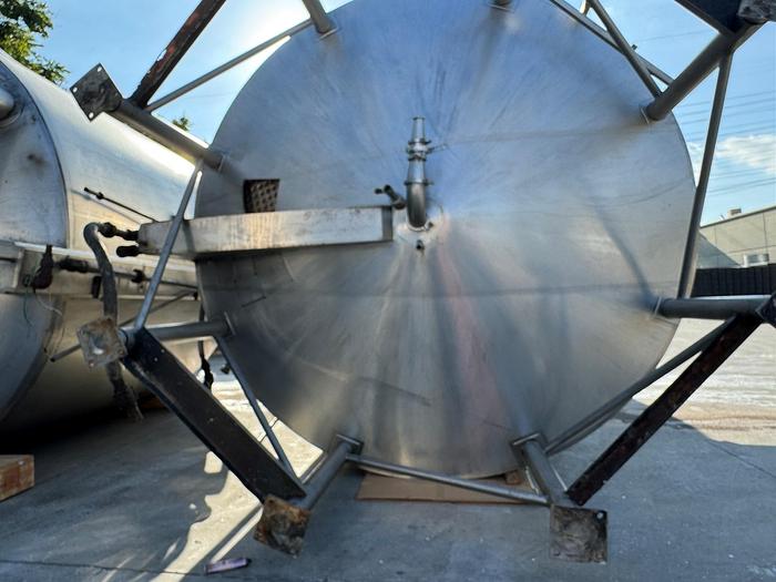 Used Tank, 6,000 Gallon, 316 Stainless, Jacket, Dbl Agitation, #5991013