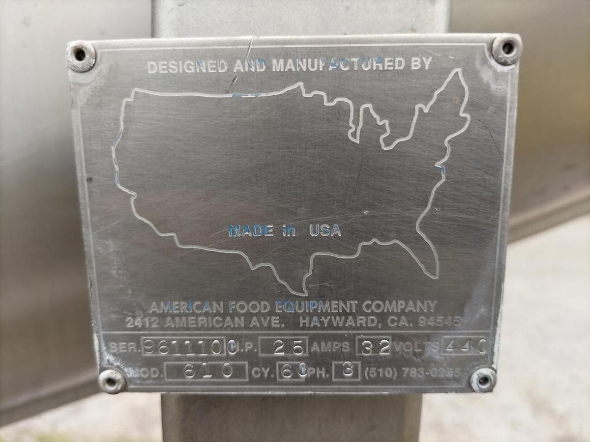 Used Hopper, 85 CF, Stainless Steel, Receiving Bin, Ribbon Agitated, Auger Discharge, #5991688