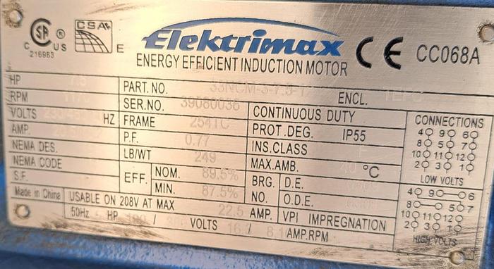 Used Tank, 2,000 Gallon, Jacketed, Scraper Agitation, Cone Bottom, APV #S745304