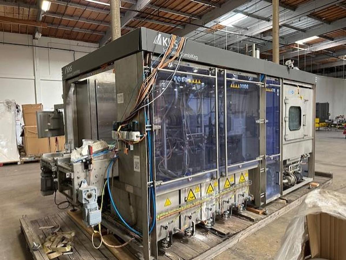 Used Keg Filling Line, Washer, KHS Innokeg CombiKeg R5 DFC, 75–85 Kegs/Hour, #5991599