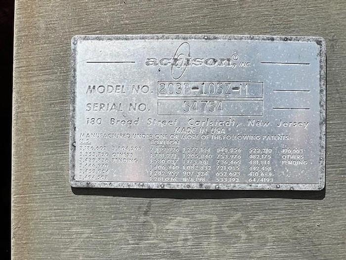 Used Feeder, Screw, 6", S/st, Acrison, Model 203B #Z328755