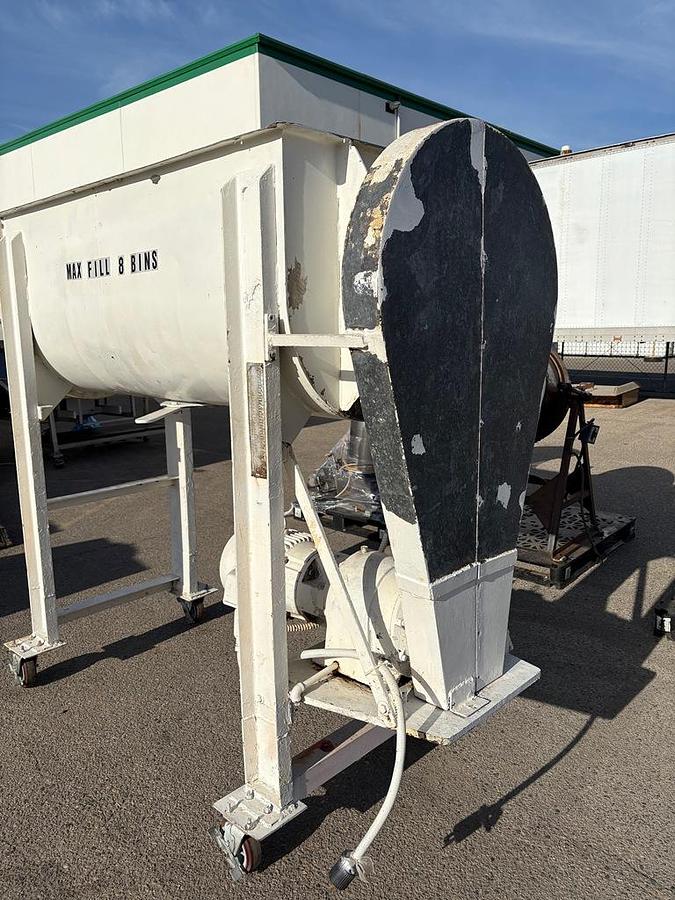 Used Mixer, Ribbon, West Coast Machinery, Stainless Steel, 26" x 66", #