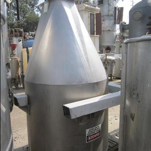 Used Bin, 50 CF, S/st, 4' x 3'8", OT/CB, FPEC #S737982