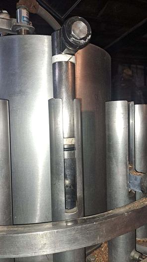 Used Filler, Piston, 14-Head, Rotary, S/st, Elmar Indus #S735565