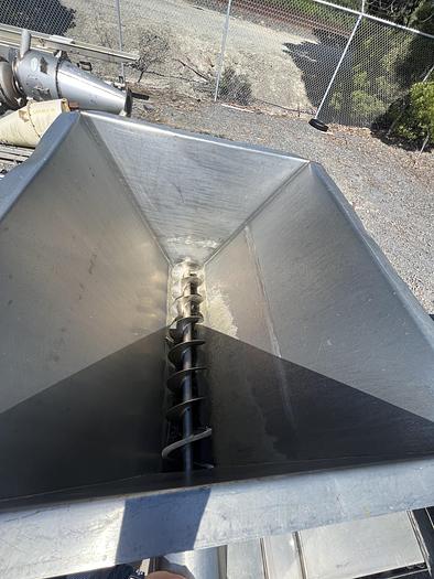 Used Blancher, Screw, 24" X 8', S/st, Utilicon, Steam, #C730496