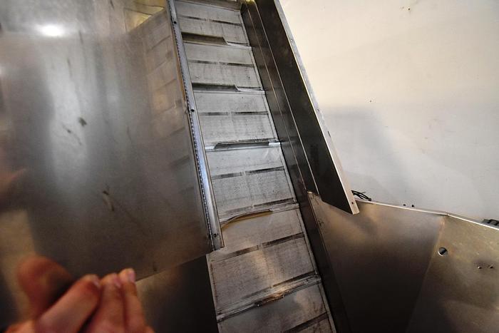 Used Hopper, Bottle, Elevator, Stainless Steel, 3 Phase Power #5991100