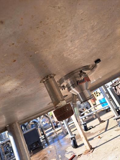 Used Tank, 500-Gallon, Stainless Steel, Scrape Agitation, Jacketed, #5991294