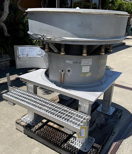 Used Screen, Sweco, 48", Stainless Steel, Single Deck, 2.5 HP, #5880215