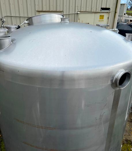 Used Tank, 525 Gallon, S/St, Sprinkman, Dish Top, Cone Bottom #S744972