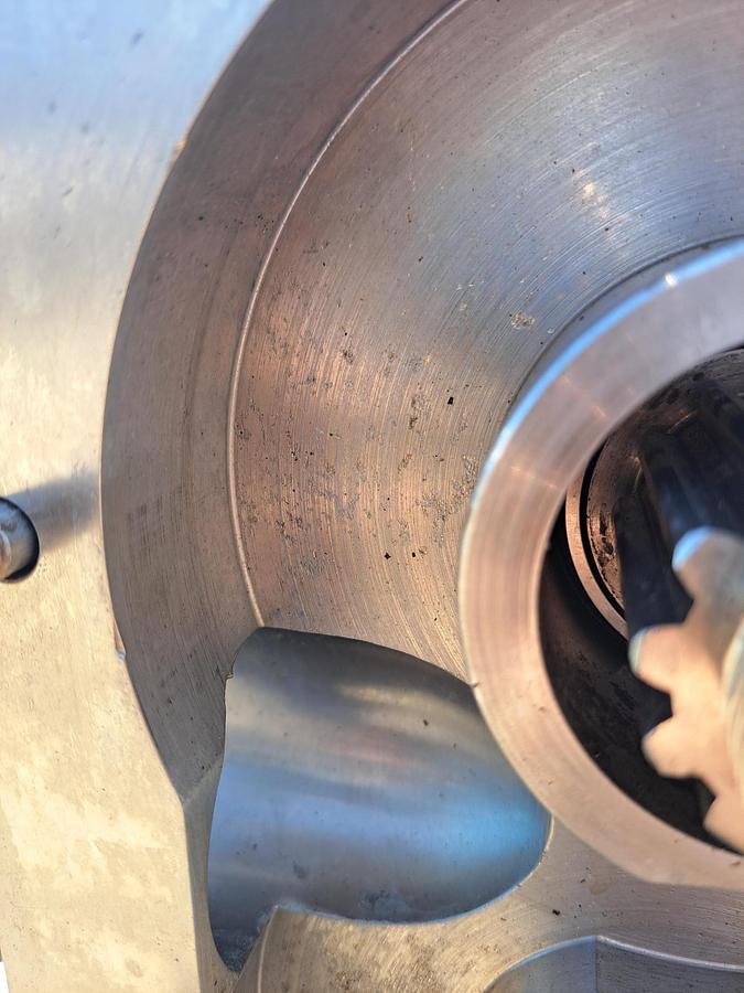 Used Pump, Positive, Waukesha, Model 060U1, 316 Stainless Steel, 3 HP #S745384