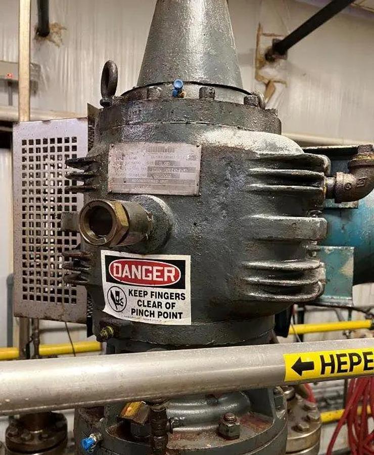 Used Reactor, 1,000 Gallon, 316L Stainless Steel, Brighton, Pfaudler Agitator, #5991814