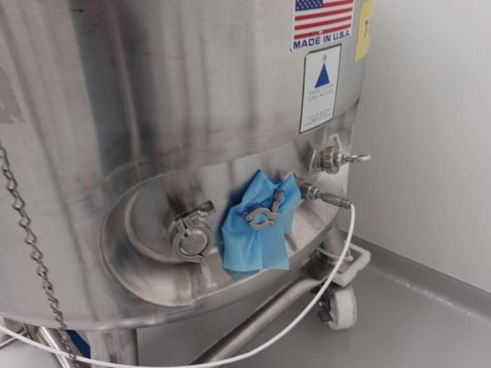 Used Reactor, 80 Gallon (300 Liters), 316L S/St, Jacketed, 45 PSI Internal, Agitated #S745739