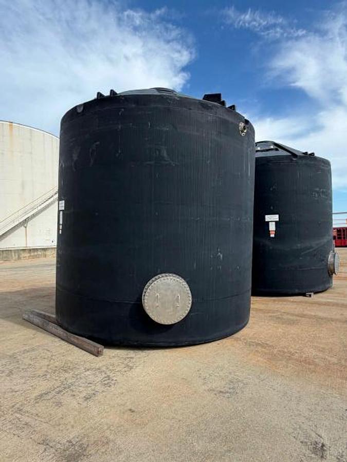 Used Tank, 13,650 Gallon, XLPE Polyethylene, Vertical Storage, Douglas Tank Sales, #5991779