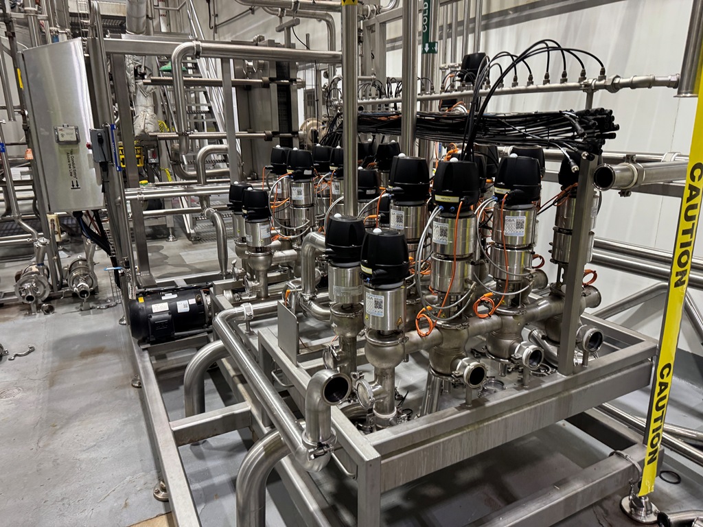 Used Tea Blending & Brewing, GEA, Brew Vessels, Blend Tanks, Valve Matrix, (3) Tank CIP System, #5991625