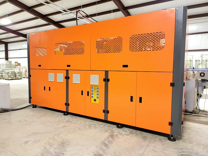 Used Blow Molder, 4-Cavity, 5,550 BPH, High Pressure Compressors - #