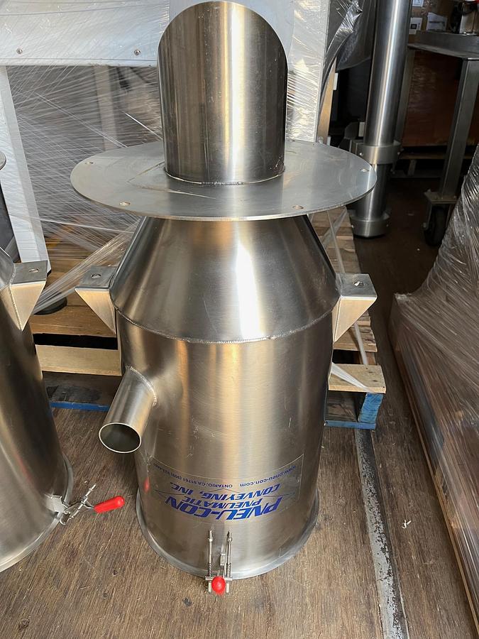 Used Conveyor, Pneumatic, PNEU-CON, 60 PSI, 304 Stainless Steel, 2" Outer Diameter #5991385