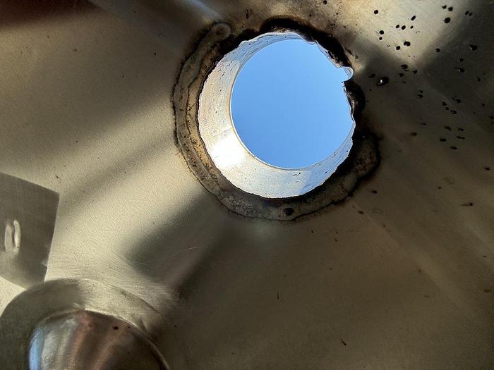 Used Tank, 1,000 Gallon, S/st, Jkt, DCI, Scrape Agit, CB/DT #S740387