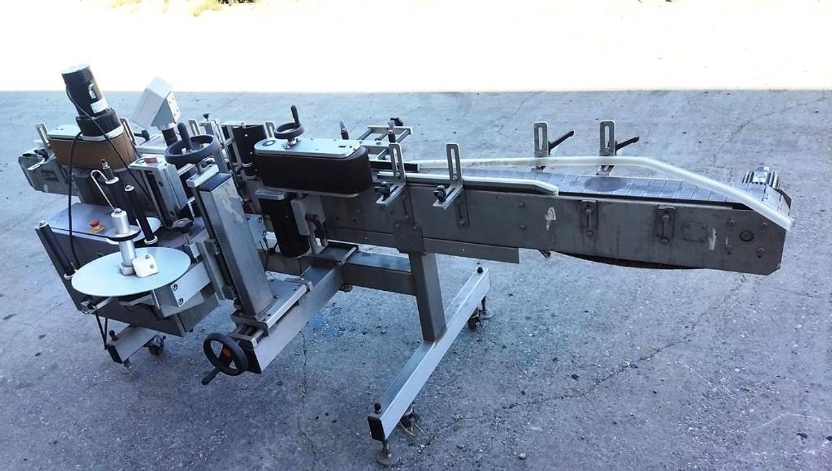 Used Labeler, Pressure Sensitive, Quadrel Econoline E100, 2017, Stainless Steel, #5991958