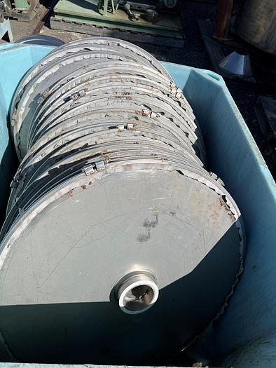 Used Filter, Pressure Leaf, 120 SF, Jkt, 316L S/st, Schenk, VTHL #S740473