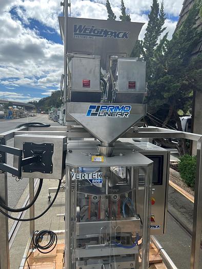 Used Filler, Form,Fill&Seal, Weighpack, Vertek 800, Primolinear V5 Scale - #S745272