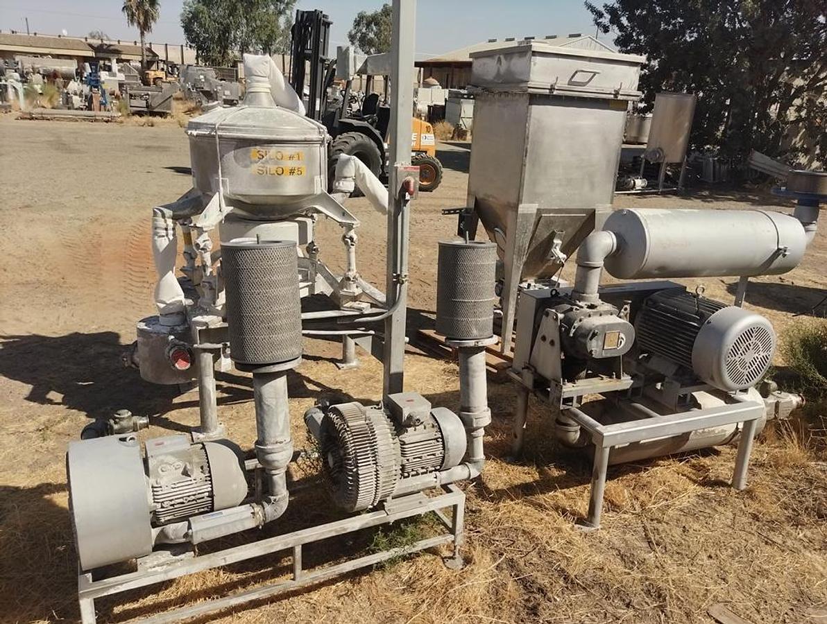 Used Conveyor, Pneumatic, 40 HP, In-Line Sifting, Dust Collection, Pfening, #5991959