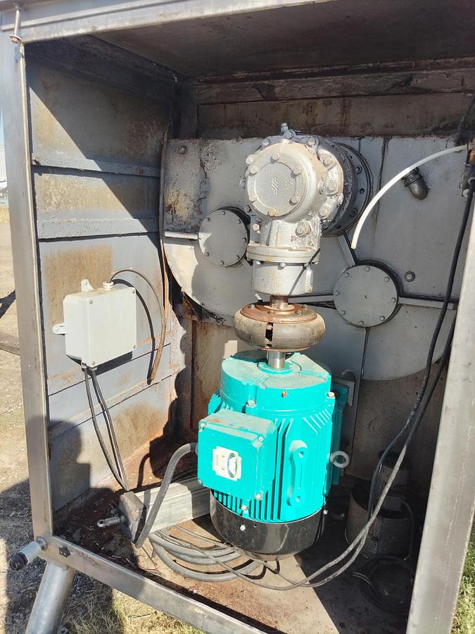 Used Mixer, Paddle, 75 CF, Stainless Steel, 30 HP