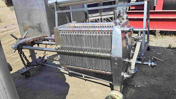 Used Filter, P&F, 15" x 15", S/st, Schenk, 32 SF #S745167
