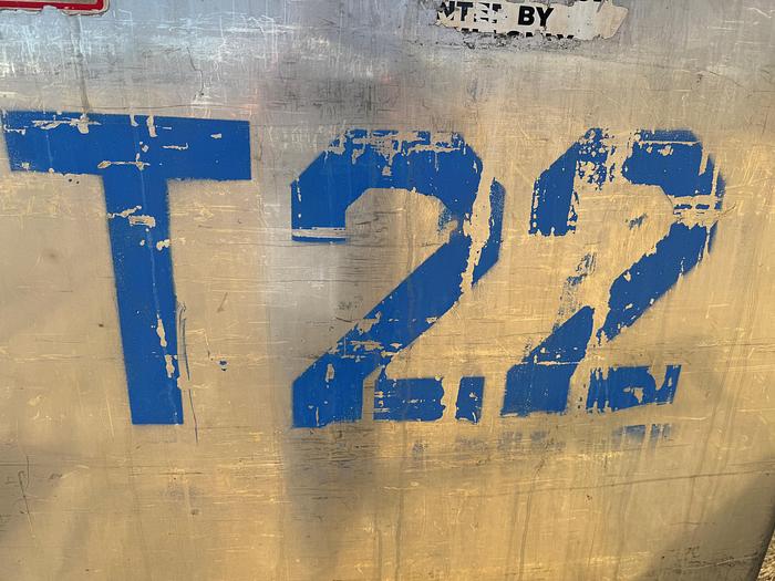 Used Tank, 550 Gallon, 316 Stainless Steel, Tote, #5991027