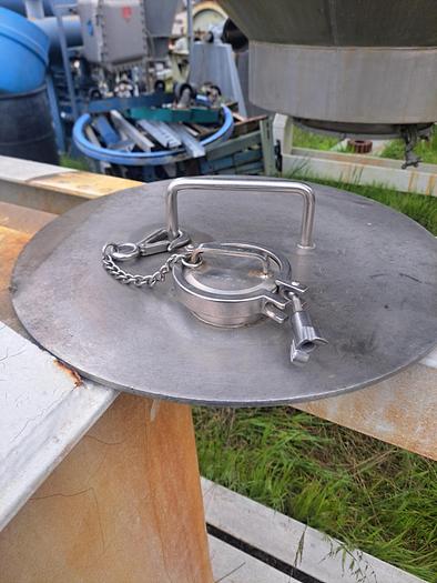 Used Mixer, Conical, 100 CF, 304 Stainless Steel, Gemco, 7.5 HP, #S741455
