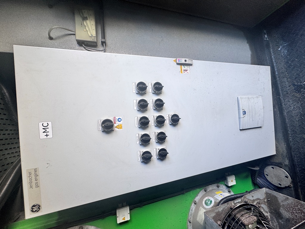 Used Cogeneration System, Natural Gas, 675 kW, GE Jenbacher JMC 312, Cooling & Heat Recovery System, Spare Engine, #