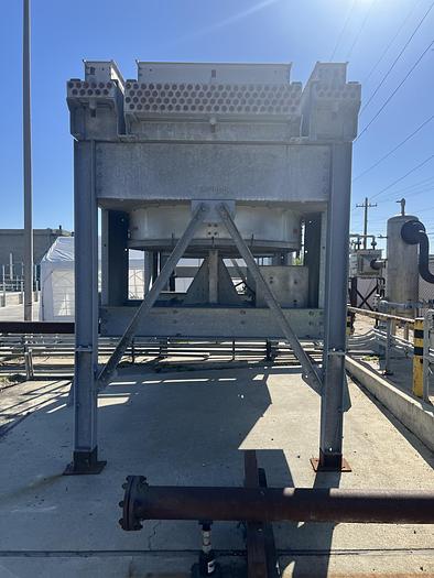 Used Heat Exchanger, Air Fin, 469 SF, Fabsco, (2) 7.5 HP