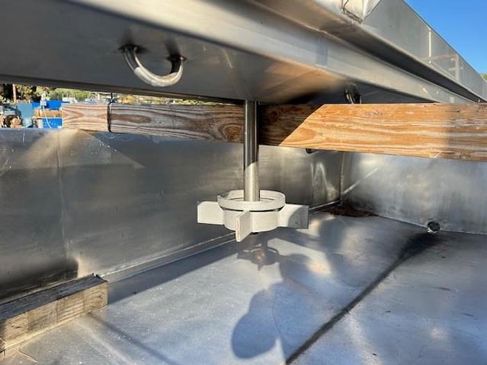 Used Tank, 1,000 Gallon, Stainless Steel, Cheese Vat, Kusel, DLHD16, #5861437