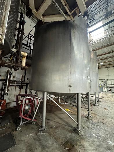 Used Tank, 6,000 Gallon, 316 Stainless, Jacket, Dbl Agitation, #5991016