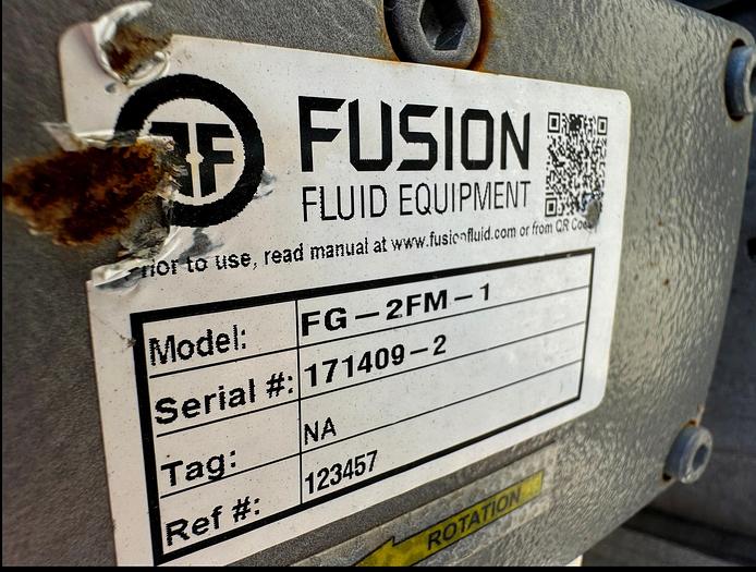 Used Mixer, Agitator, 1.5 HP, Fusion Fluid, Stainless Steel, #5880219