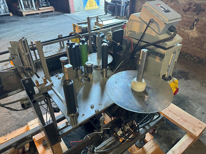 Used Labeler, Pressure Sensitive, Wrap, 6" High Labels, C.E. King, Model LH6 #S745366