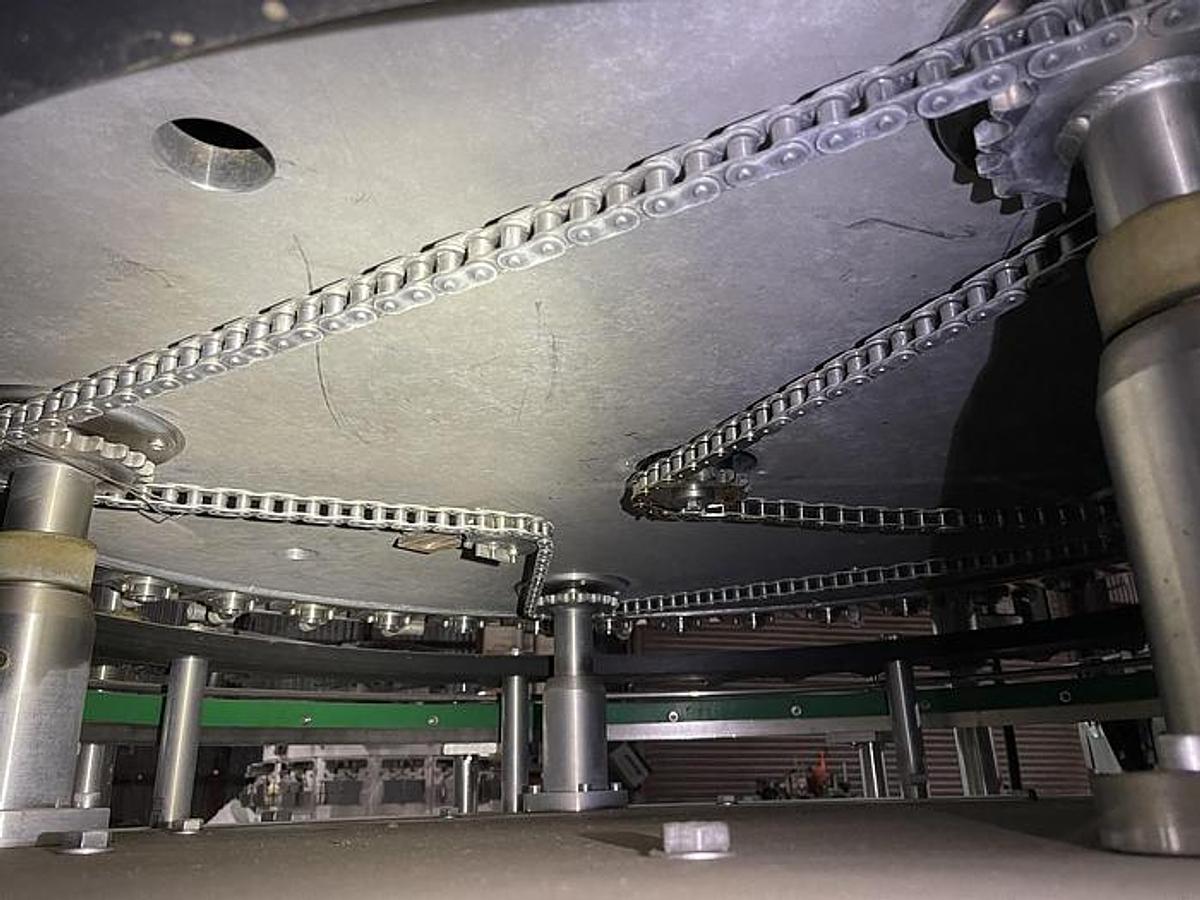 Used Filler, Piston, 40-Head, Rotary Piston Filler, Zacmi , Model 0295/40/3, #5991916