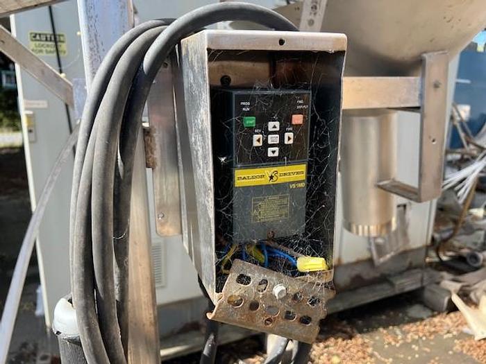 Used Conveyor, Belt, 14" x 19'6", Stainless Steel, Variable Speed, Incline #S744620