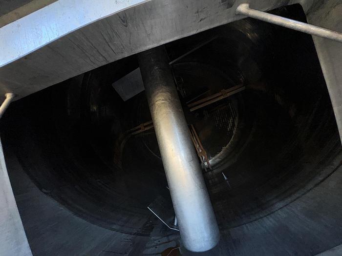 Used Tank, 6,000 Gallon, 316 Stainless Steel, Jacket, Double Agitation, #5991018
