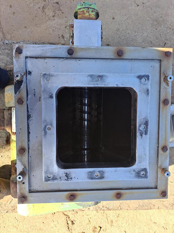 Used Feeder, Screw, 3" Diameter x 24" Long, Stainless Steel, 1 HP, #