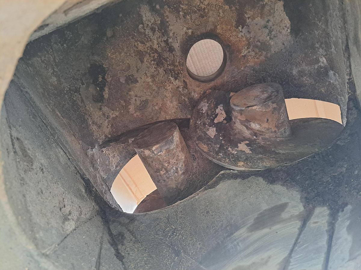 Used Extruder, 12" Dia., Christian, S/st, Twin Screw, 7-1/2 HP, #S321650