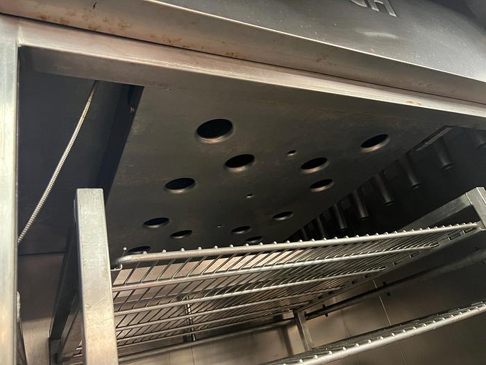 Used Koch Single Truck Smokehouse, Stainless Steel, With Cart - #4675474