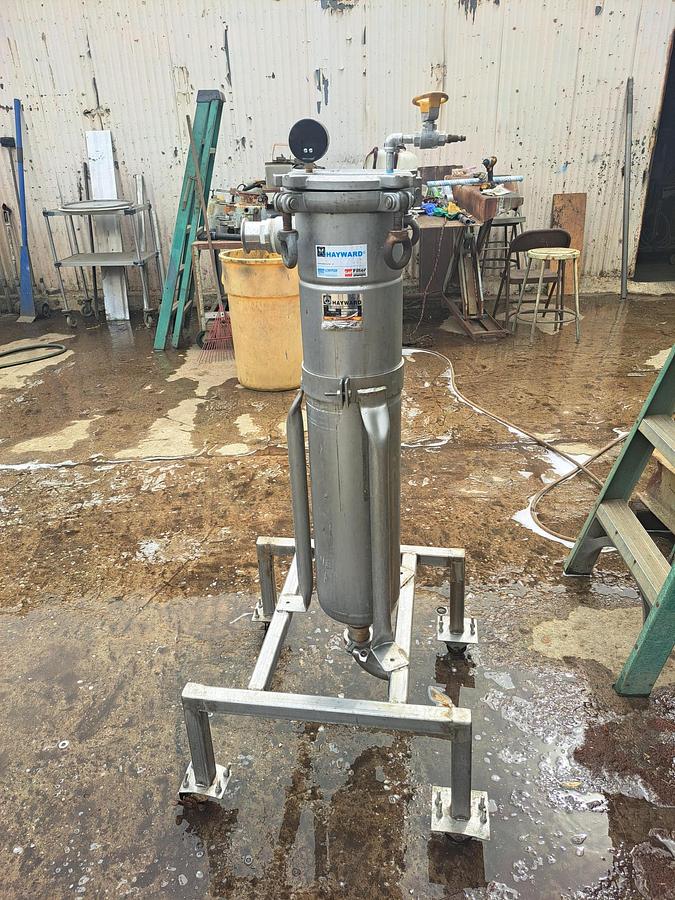 Used Filter, Basket, Stainless Steel, Hayward FBF 0102, 7” x 28”, #5991568