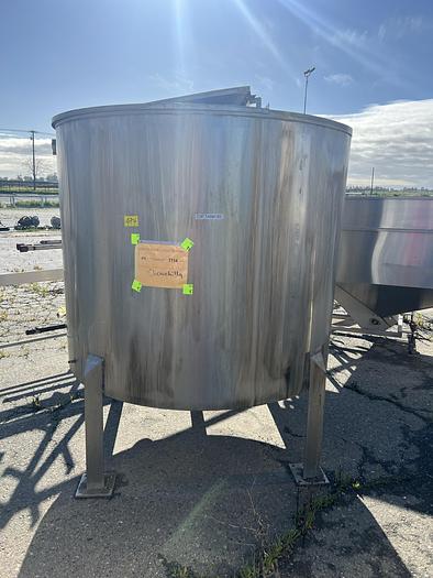 Used Tank, 800 Gallon, Stainless, 5'x5', Dish #S745046