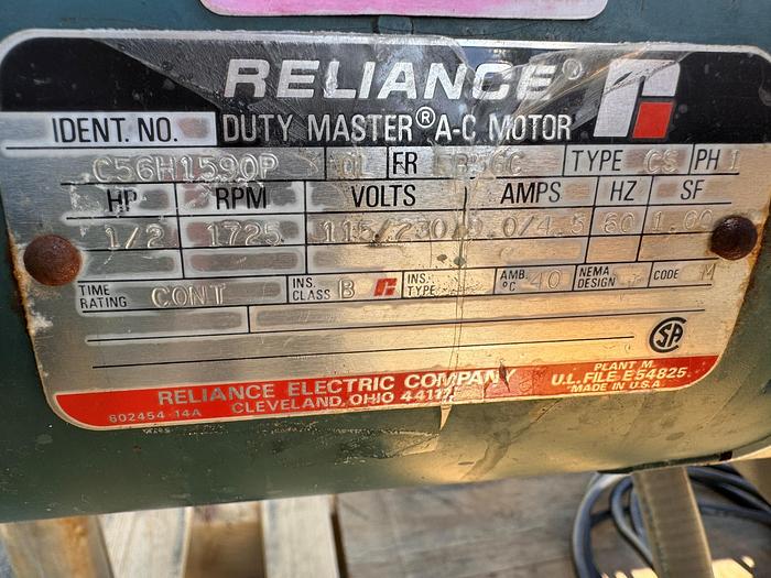 Used Pump, Metering, Dual-Pump, 1/2 HP, Stainless Steel, Bran & Lubbe, #5991177