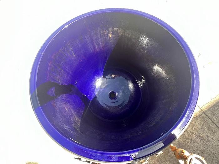 Used Reactor, 100 Gallon, Glass Lined, De Dietrich, 150 PSI, Jacketed, Agitated #S744732