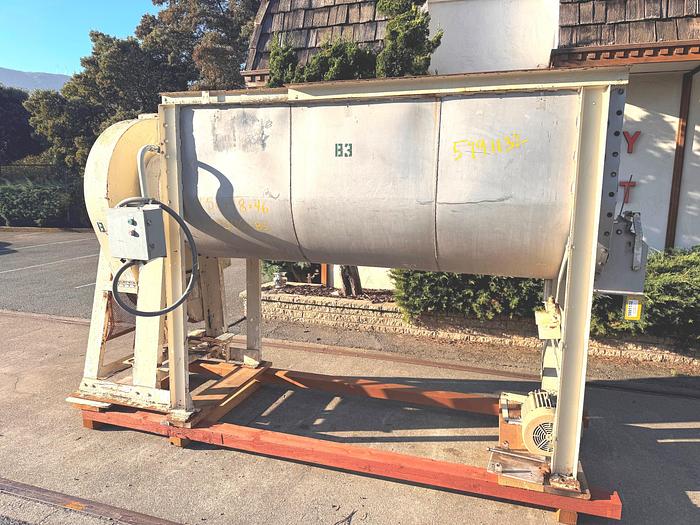 Used Mixer, Ribbon, 50 CF, Stainless Steel, 10 HP, #5991132