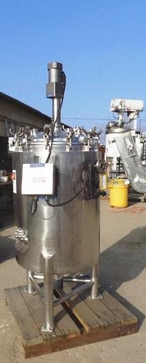 Used Tank, 66 Gallon, 316L Stainless Steel,  Agitated, Jacketed, 50 PSI, DCI, #L742357