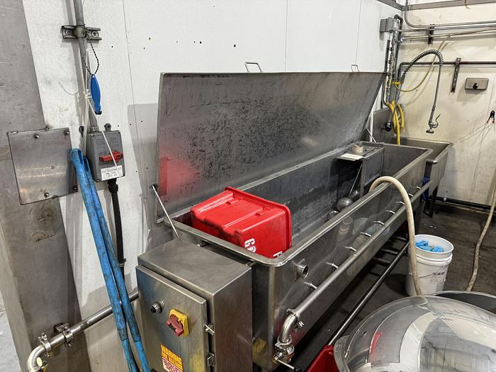 Used Tank, COP Wash Tank, 200 Gallon, Stainless Steel, Pump, #5991037