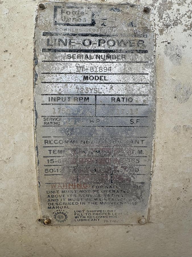 Used Mixer, Paddle, 65 CF, Stainless Steel, Aaron, Single Shaft, #5991513