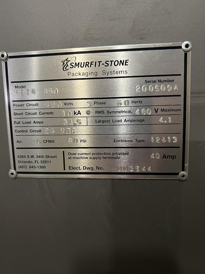 Used Case Packer, Meta Systems META 150, Smurfit-Stone, Automatic Packaging System, #5991775